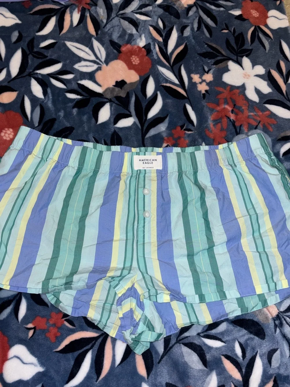 American Eagle Outfitters Women's Striped Micro Boxer Shorts